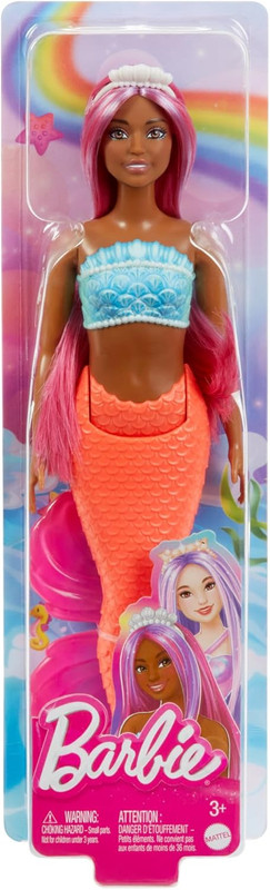 MUÑECA BARBIE SIRENA COLA RÍGIDA SURTIDA HRR02 HRR02-HRR04
