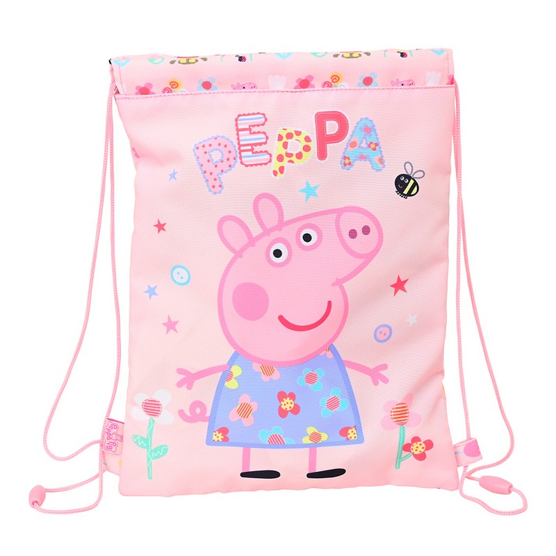 SACO PLANO JUNIOR PEPPA PIG "HAVING FUN"