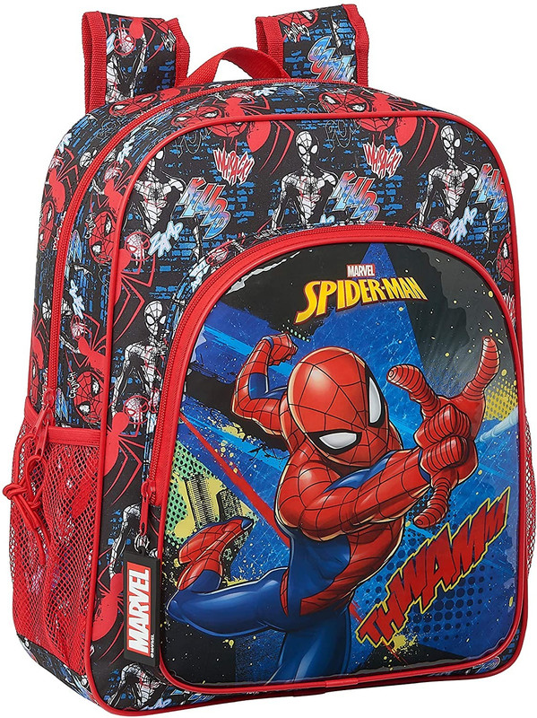 MOCHILA JUNIOR ADAPT.CARRO SPIDER-MAN 1