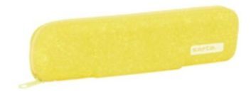 Portatodo Estrecho Safta Silicona Purpurina Amarillo