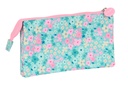 PORTATODO TRIPLE VMB "MINT PARADISE" 22X12X3