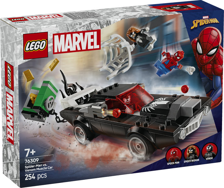 Spider-Man vs. Coche Brutal.. V29 LEGO 76309