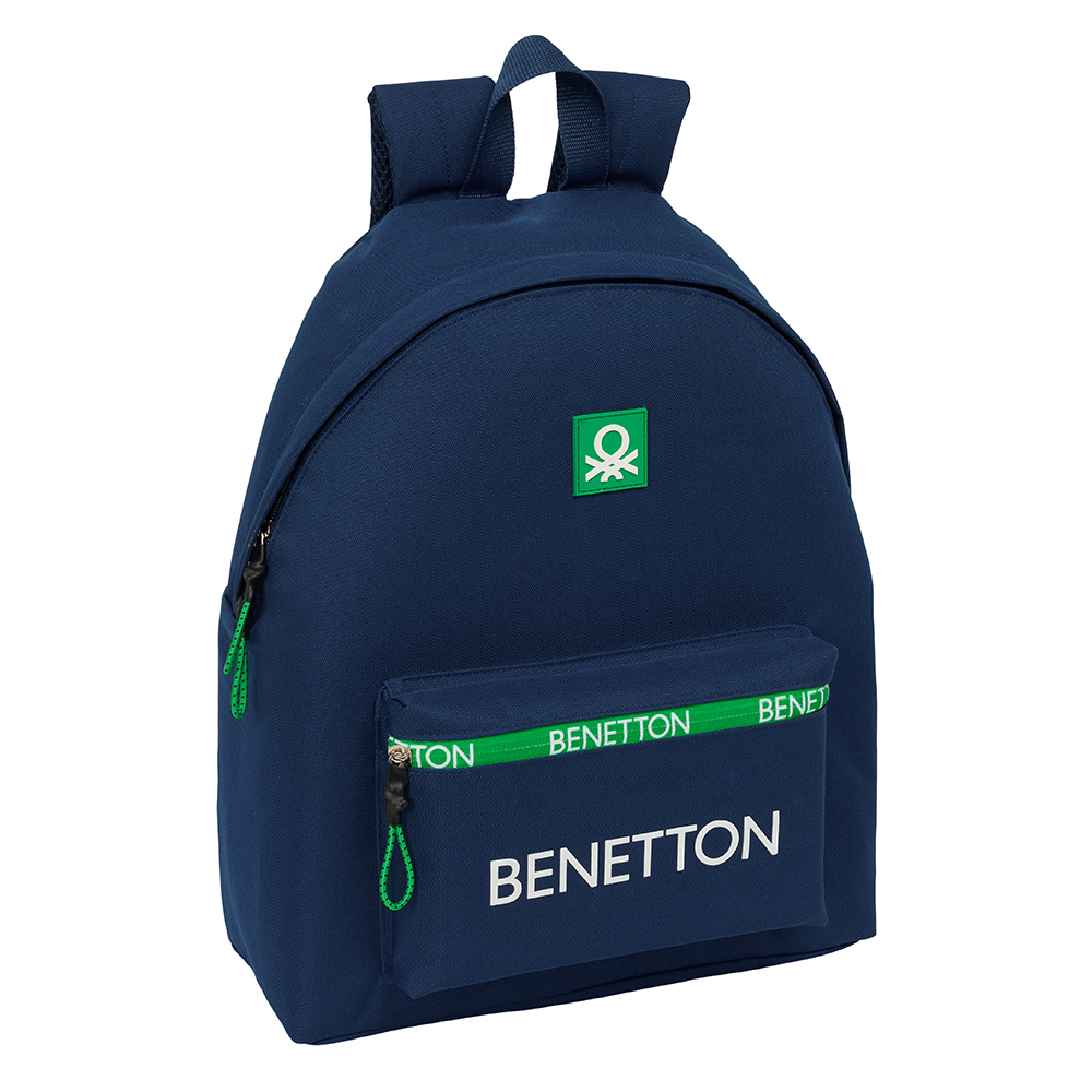 MOCHILA BENETTON "GREEN" 33x42x3cm