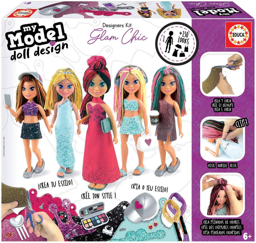 MY MODEL.DOLL DESIGN GLAM  EDUCA 18367