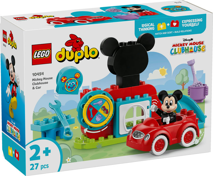Casa y Coche de Mickey Mouse LEGO 10454