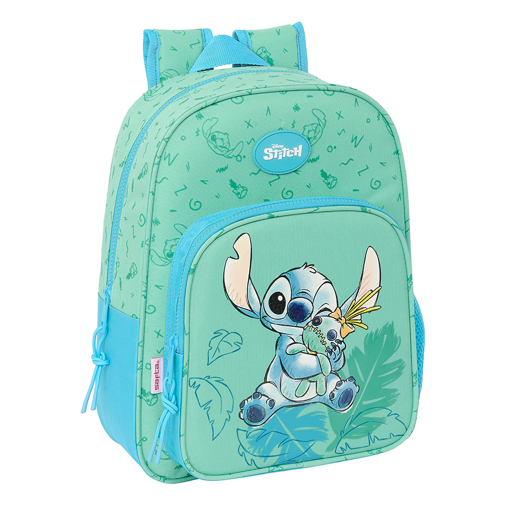 MOCHILA INFANTIL ADAPT.CARRO STITCH "ALOHA" safta612488185 26x34x3cm
