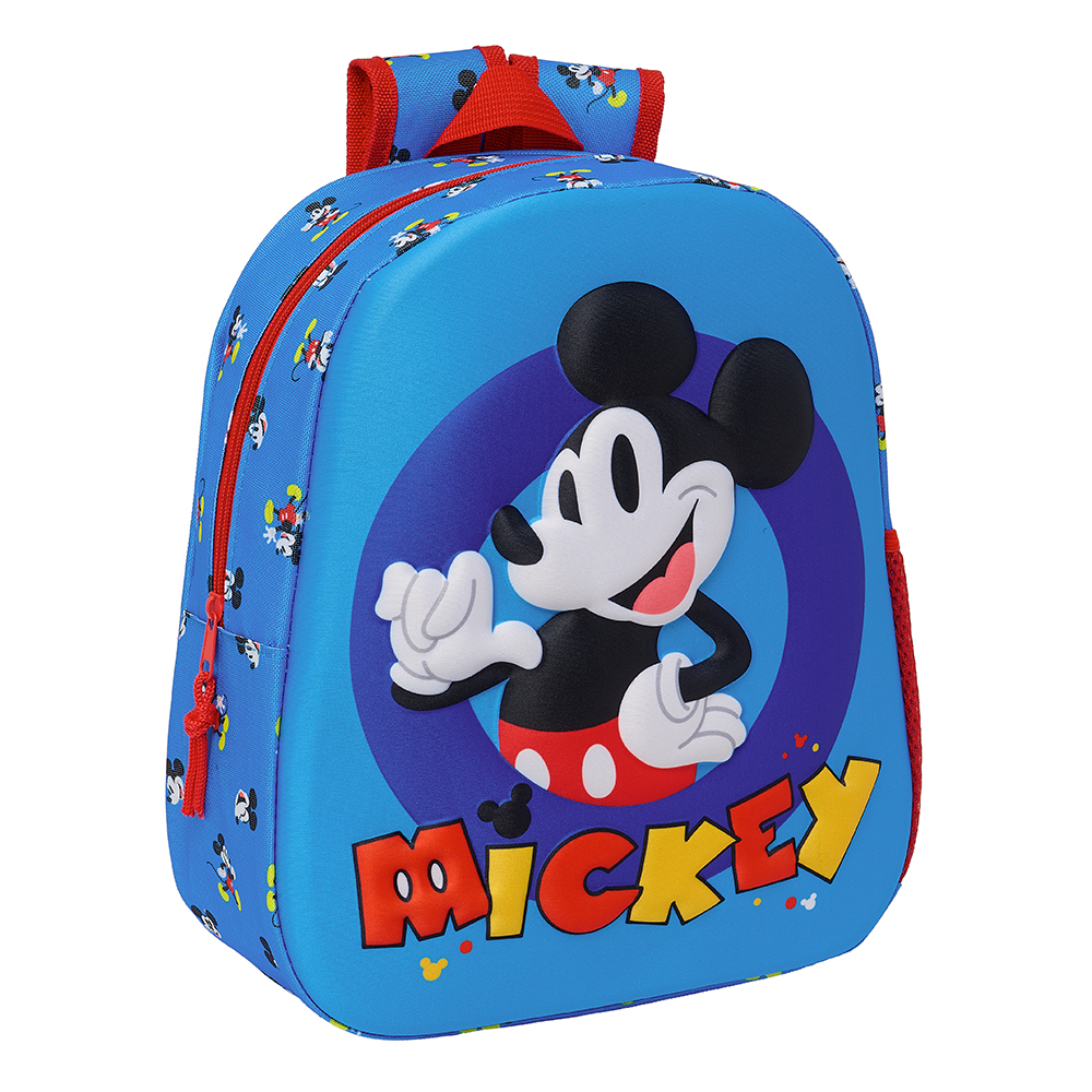 MOCHILA 3D MICKEY MOUSE safta622450890 27x33x3cm