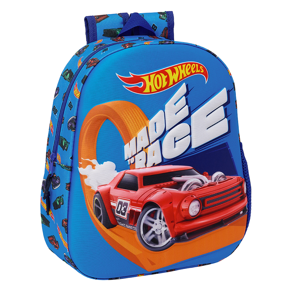 MOCHILA 3D HOT WHEELS safta622475890