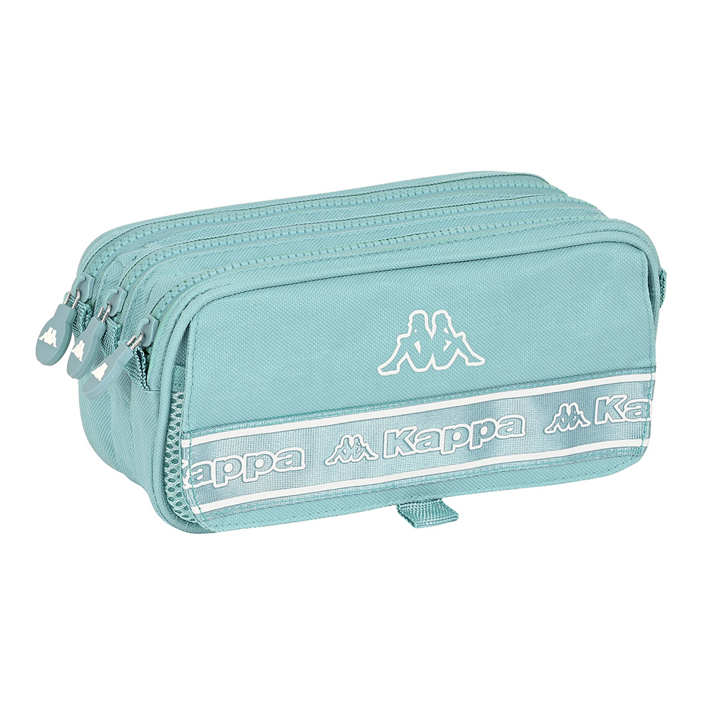 PORTATODO TRIPLE BIG KAPPA BASICS "AZUL" safta842303710 21.5x10x2cm