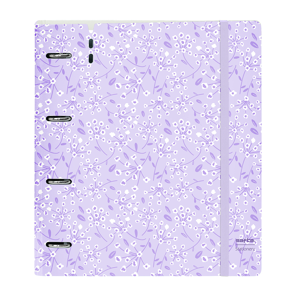CARPEBLOCK PP FOAM 4 ANI 35MM C/RECAMBIO SAFTA "LIGHT PURPLE FLOWERS" safta542433667