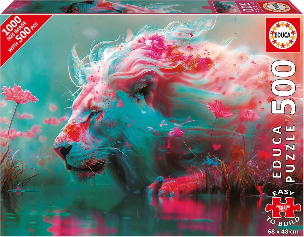 PUZZLE 500 PLUS REY FLORES F