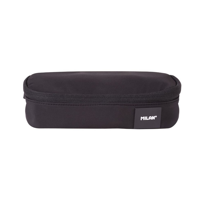 Portatodo ovalado serie Shadow, negro 21.5x12x4cm