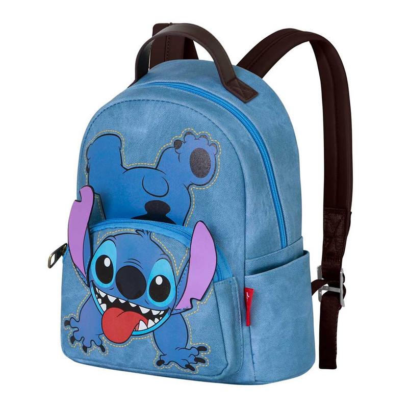 Disney Lilo y Stitch Updown Mochila Heady 2.0, Azul KARACTERMANIA 8037 14x25x29cm