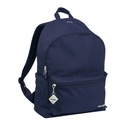 Mochila urbana clásica 2 cremalleras (22 L) colección 430 since 1918, azul marino
