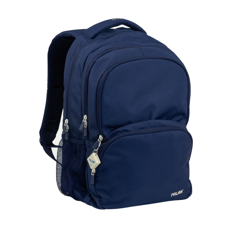 Mochila escolar 4 cremalleras (25 L) colección 430 since 1918, azul marino 46x32x5cm