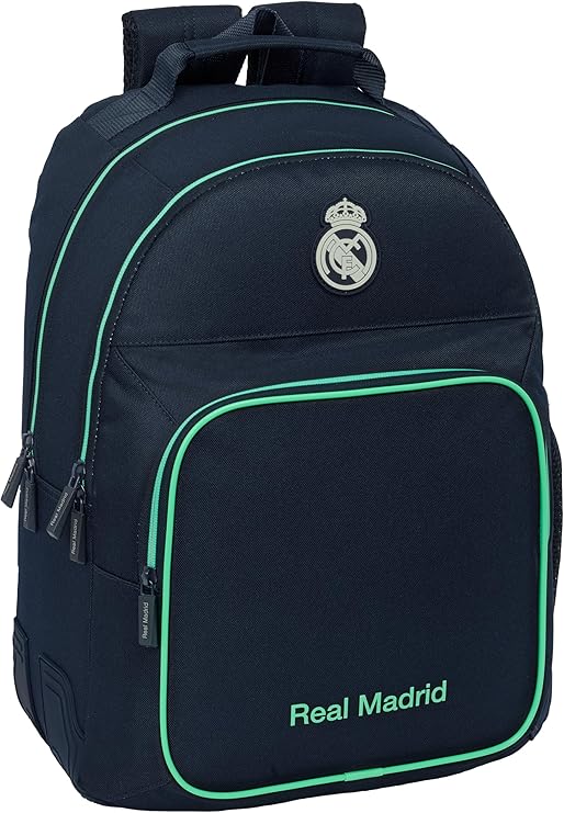 MOCHILA DOBLE ADAPT.CARRO REAL MADRID 2ª EQUIPACION 25/26 32x42x5cm