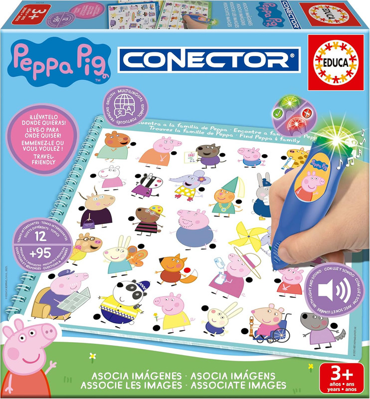 CONECTOR LÁPIZ PEPPA PIG FSC EDUCA 20218