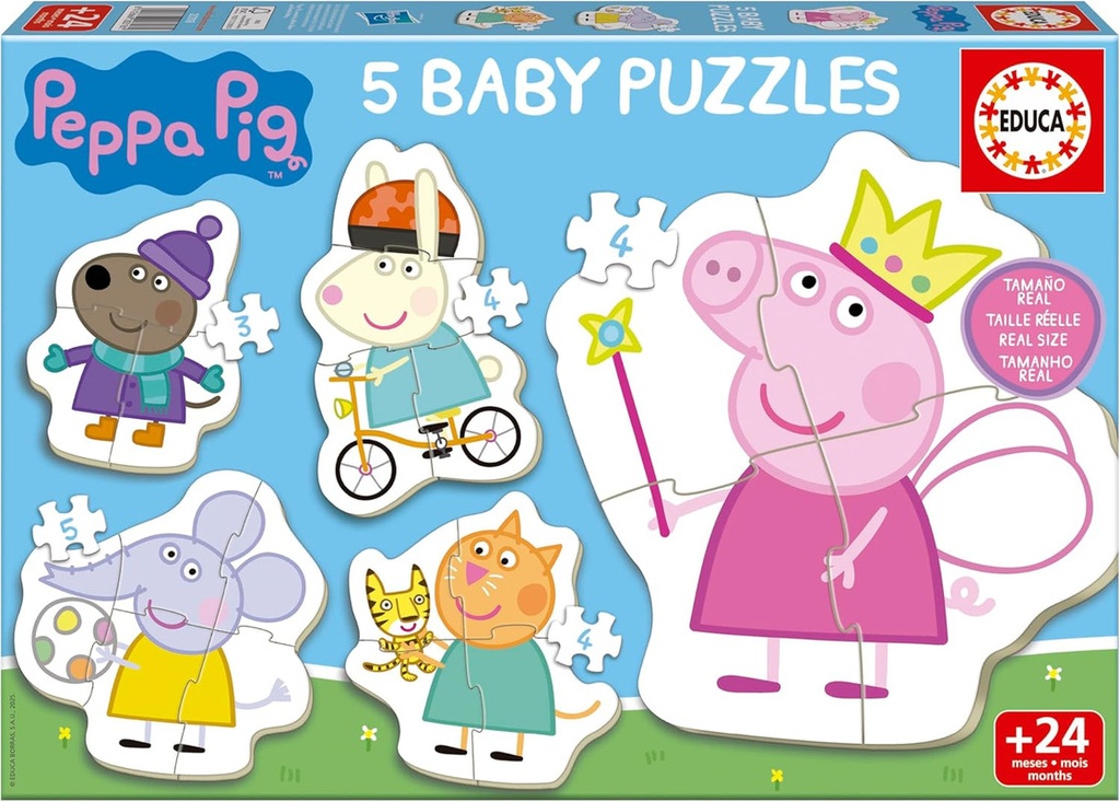 BABY PUZZLES PEPPA PIG FSC(R EDUCA 20318