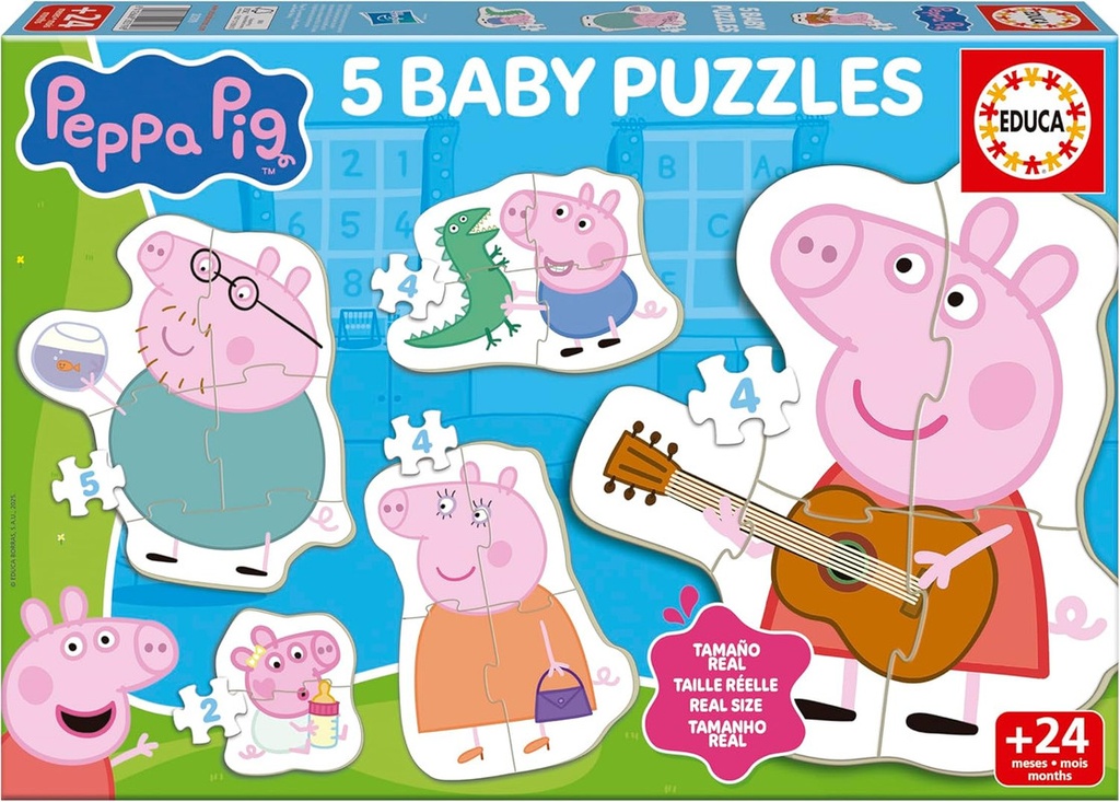 BABY PUZZLES PEPPA PIG FSC(R EDUCA 20319