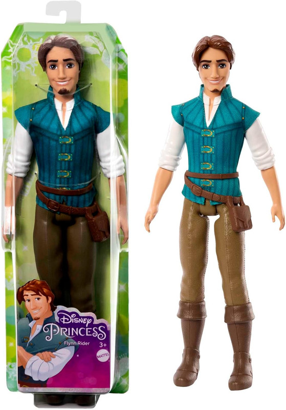 MUÑECO PRÍNCIPE FLYN JINETE HLV98 DISNEY PRINCESS HLV98
