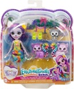 ENCHANTIMALS SUNSHINE ISLAND FAMILIA LÉMURES HRX86 MATTEL HRX86