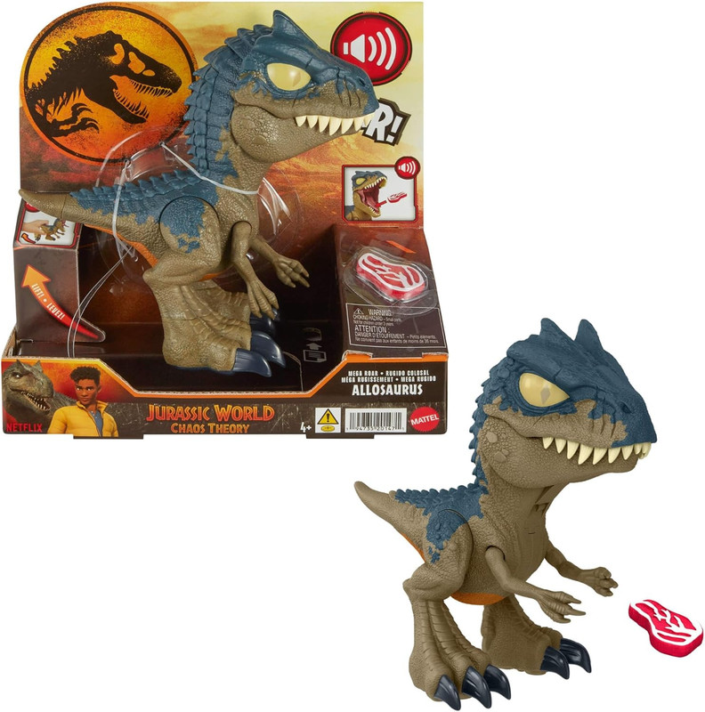 JURASSIC WORLD MEGA ROAR ALLOSAURUS HVB45 MATTEL HVB45