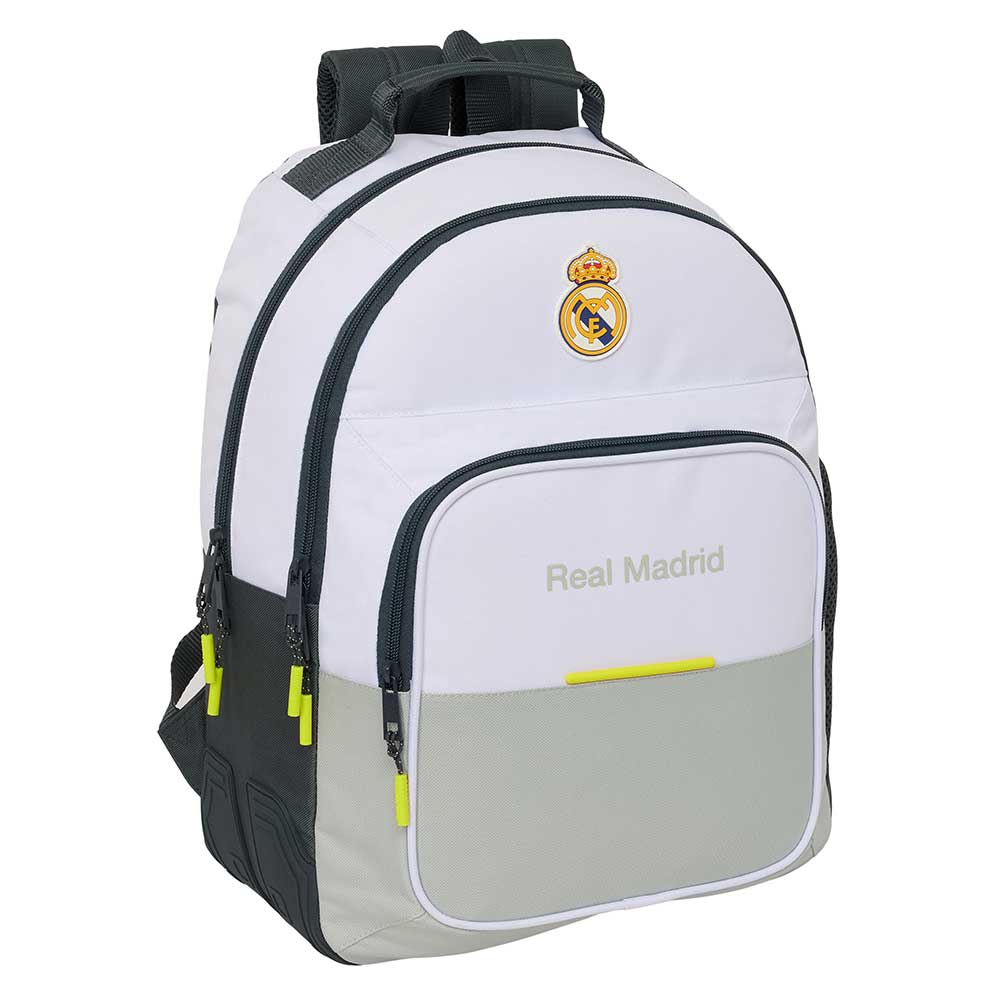 MOCHILA DOBLE ADAPT.CARRO REAL MADRID EQUIP. 25/26 32x42x4cm