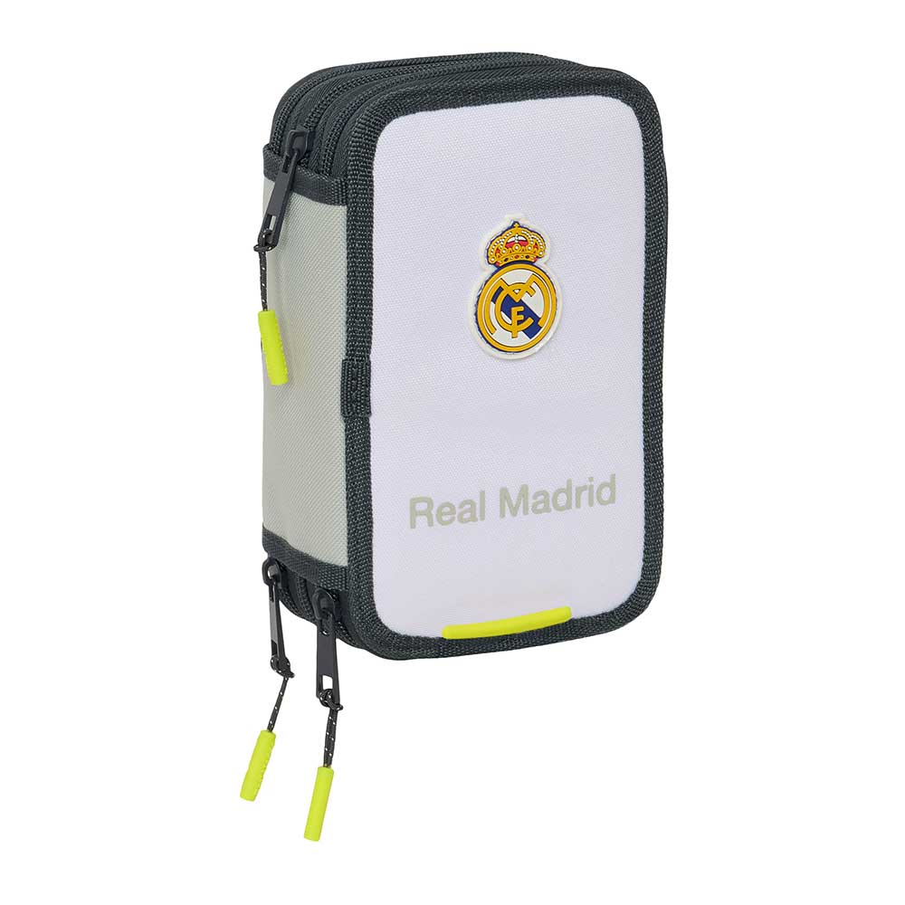 PLUMIER TRIPLE 37 pcs REAL MADRID EQUIP. 25/26 12.5x19.5x4cm