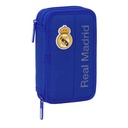 PLUMIER DOBLE PQÑO 29 pcs REAL MADRID 12.5x19.5x4cm