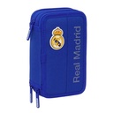 PLUMIER TRIPLE 37 pcs REAL MADRID 12.5x19.5x4cm