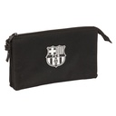 PORTATODO TRIPLE F.C.BARCELONA CHICA NEGRO 22x12x4cm