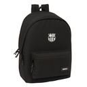 MOCHILA DOBLE PARA PORTATIL 15,6"+USB F.C.BARCELONA CHICA NEGRO