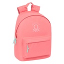 MOCHILA PARA PORTATIL 14,1" BENETTON BASICS "CORAL" 31x43x4cm