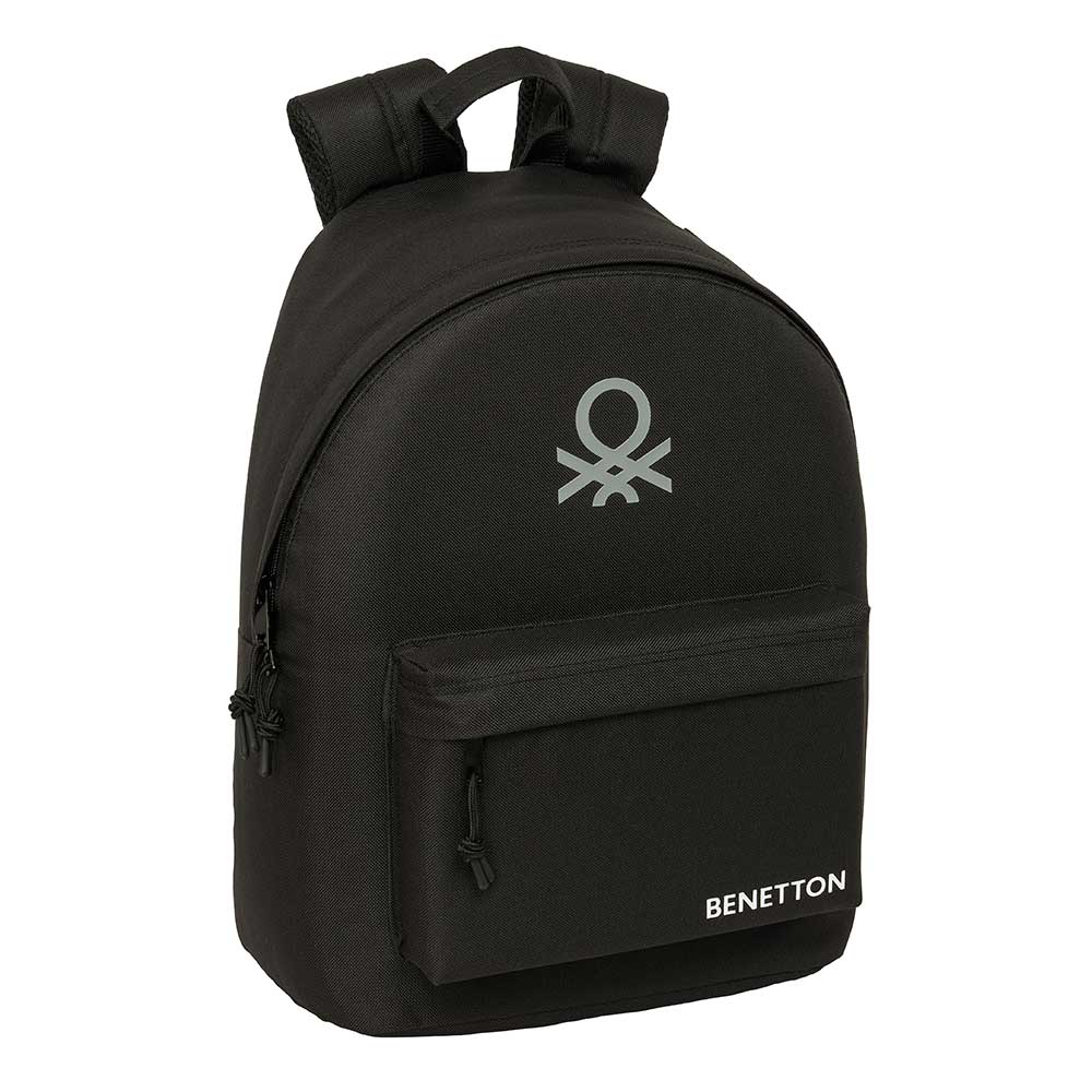 MOCHILA PARA PORTATIL 14,1" BENETTON BASICS "NEGRO" 31x43x4cm