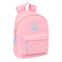 MOCHILA PARA PORTATIL 14,1" BENETTON BASICS "ROSA PASTEL"