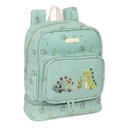 MOCHILA NEVERA GUARDERIA SAFTA PREESCOLAR "DINOS" 22x27x4cm