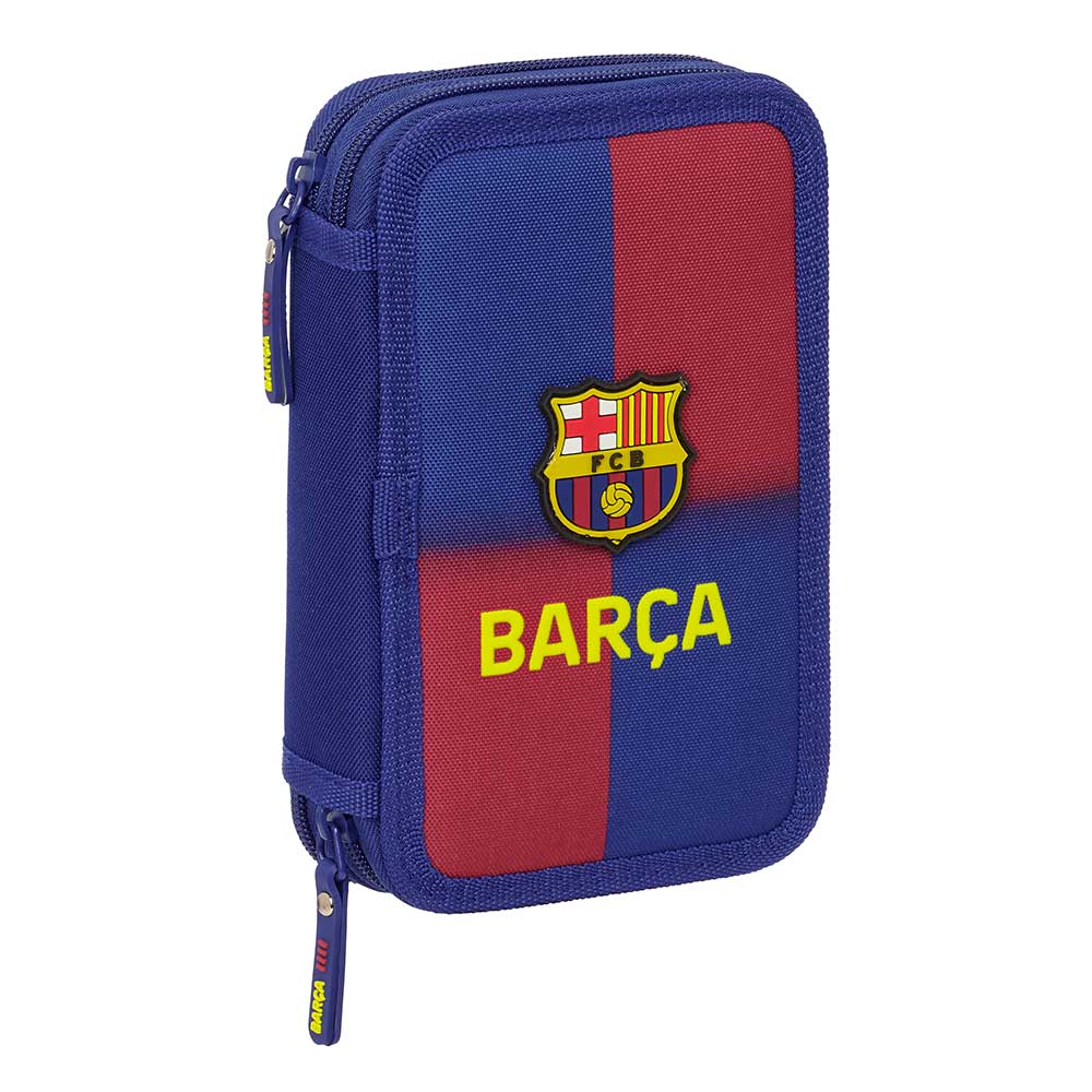 PLUMIER DOBLE PQÑO 29 pcs F.C.BARCELONA 1ª EQUIP. 25/26 12.5x19.5x4cm