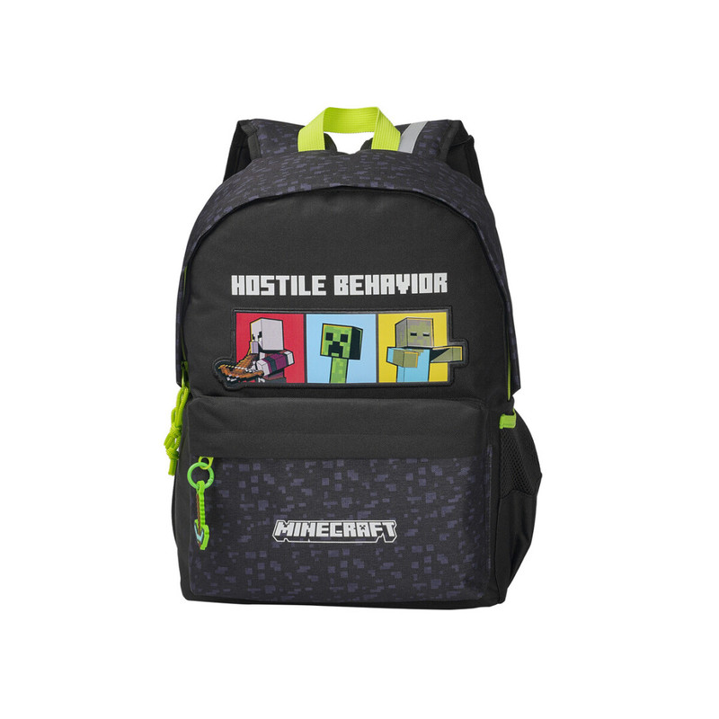 Minecraft  Mochila Juvenil Adaptable a Trolley -Hostile Behavior 43x32x4cm