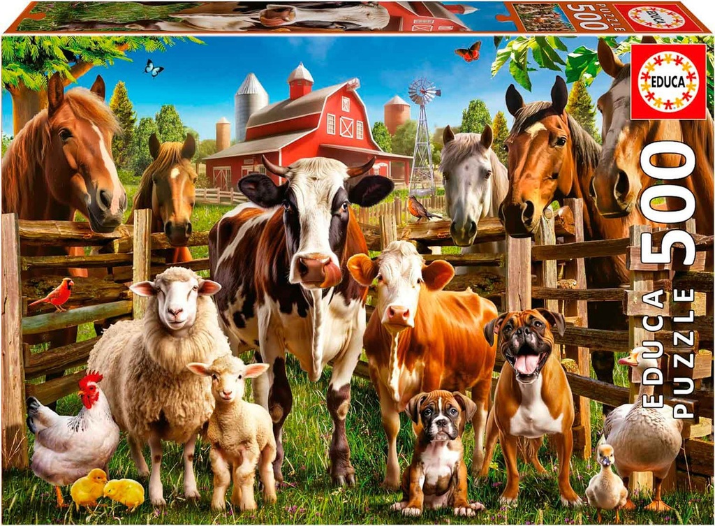 PUZZLE 500 LOS TRAVIESOS DE LA GRAN EDUCA 19905