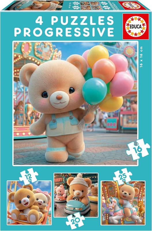 PUZZLE PROGRESIVOS OSITOS FSC  EDUCA 20500