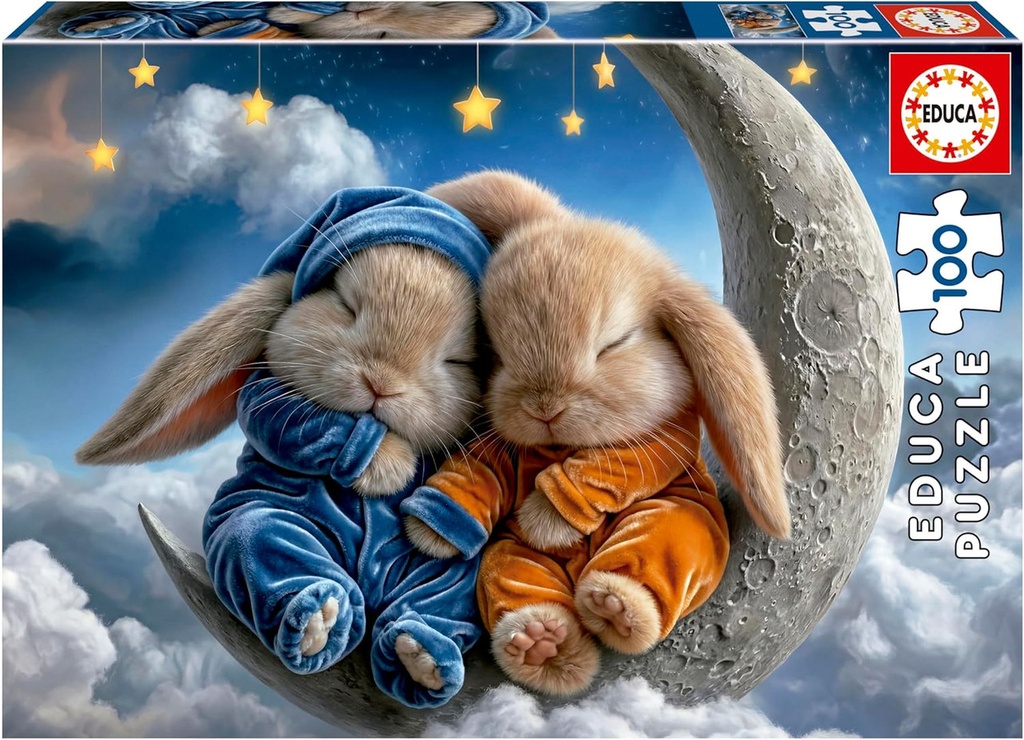 PUZZLE 100 SUEÑOS DE CONEJITOS FSC(  EDUCA 20498