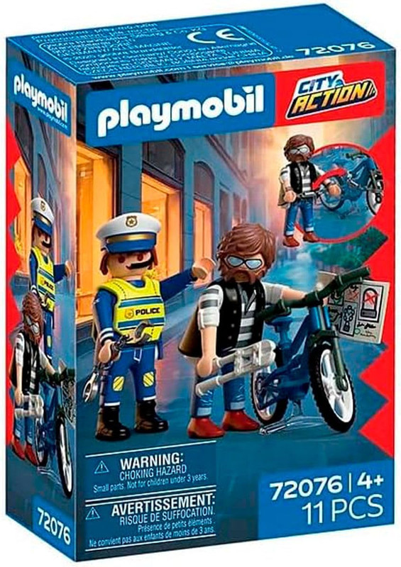Robo de bicicleta PLAYMOBIL 72076