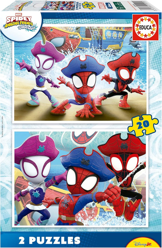 PUZZLE 2X20 SPIDEY&AMAZING FRIENDS EDUCA 20490