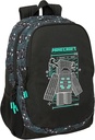 MOCHILA ADAPT.CARRO MINECRAFT "SCREEN" SAFTA 612619665 32x44x4cm