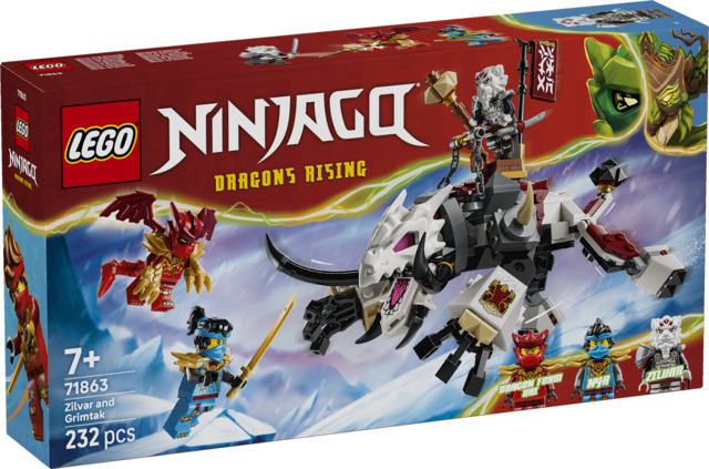 Zilvar y Bestia Dragón Grimtak LEGO 71863