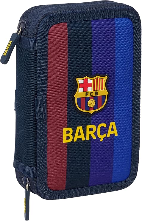 PLUMIER DOBLE PQÑO 29 pcs F.C.BARCELONA 1ª EQUIP. 26/27 SAFTA 412629854