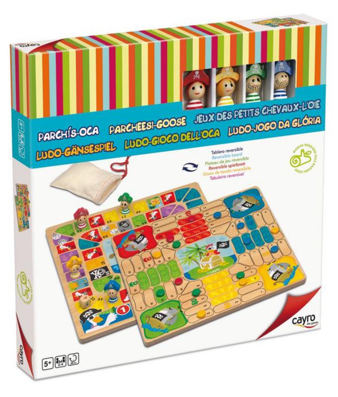PARCHÍS-OCA PIRATAS CAYRO 843 JUEGOS DE MESA
