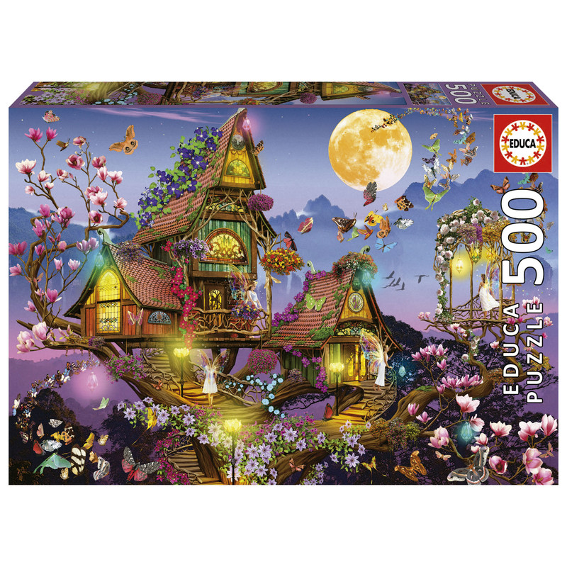 PUZZLE 500 CASA DE LAS HADAS FSC® EDUCA 19554