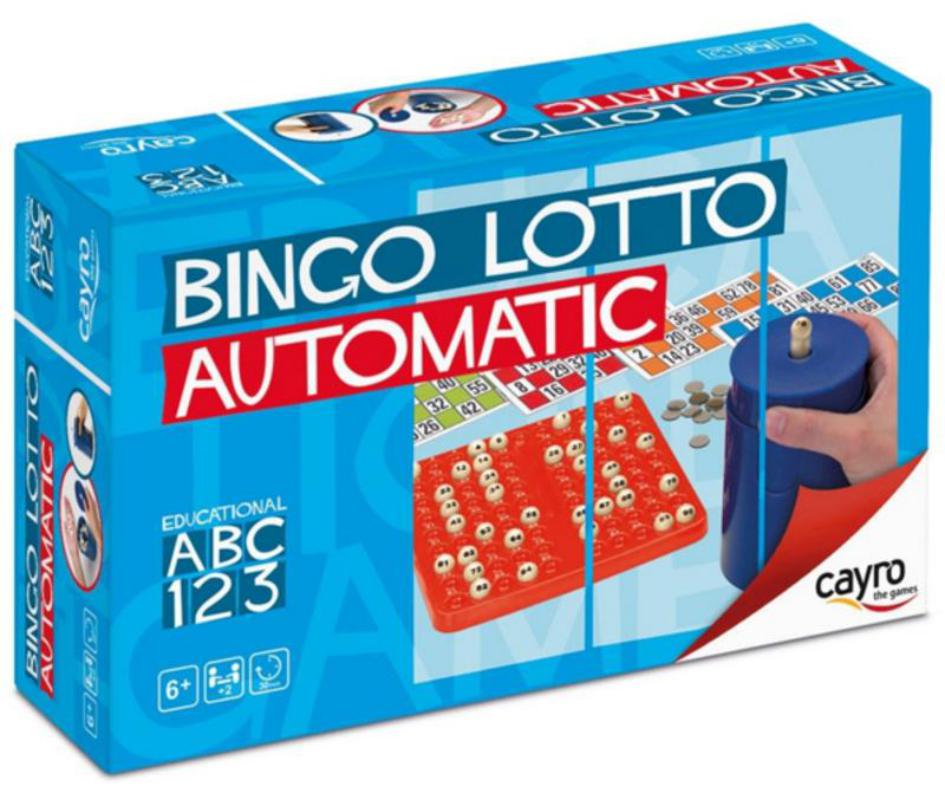 BINGO AUTOMÁTICO CAYRO 301 JUEGOS DE MESA