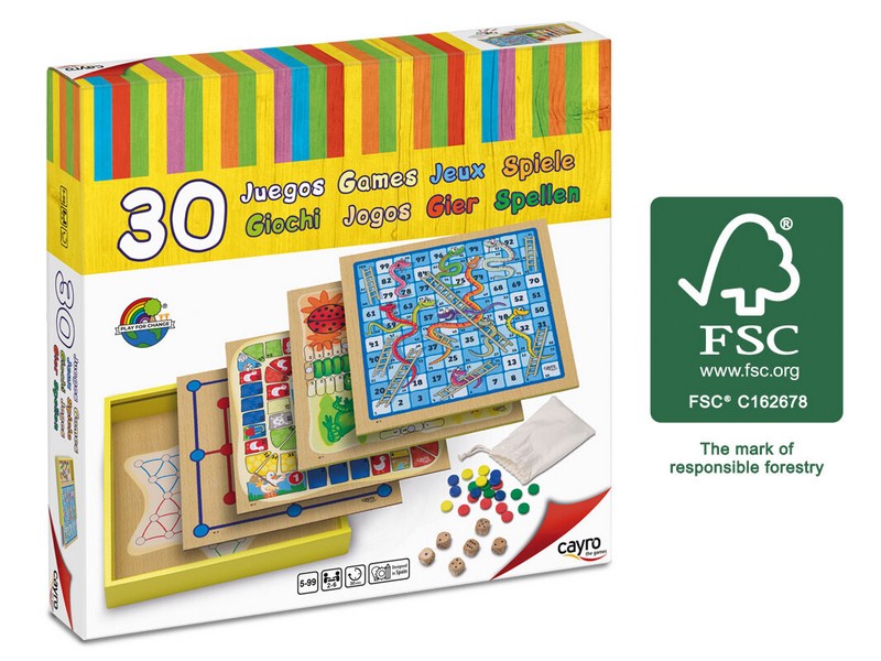 30 JUEGOS (MADERA FSC) CAYRO 830